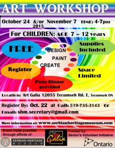 Children's Art Workshop @ Art Galia | Windsor | Ontario | Canada